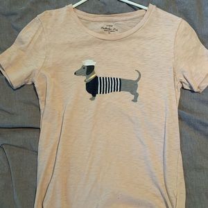 J crew dachshund collectors tee